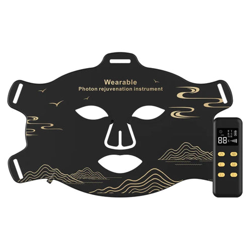 Red LED Infrared Anti-Aging Mask with 4-Color LED Therapy-0