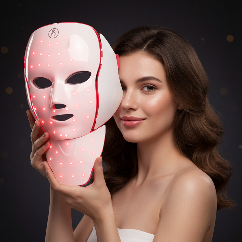 Thumbnail 2 — Model drži masku